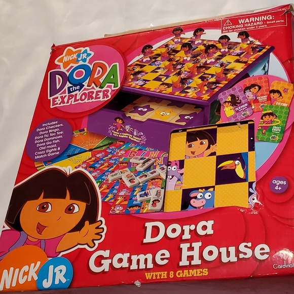 NICK JR. DORA THE EXPLORER GAME HOUSE W/ 8 GAMES 2006 in excellent condition - Picture 1 of 8
